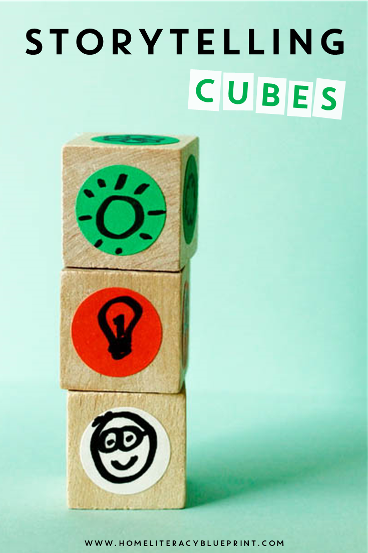 DIY Storytelling Cubes: 10 ways to build literacy and creativity through storytelling. #storytelling #literacy